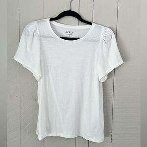 J.Crew White Short Sleeve Tee